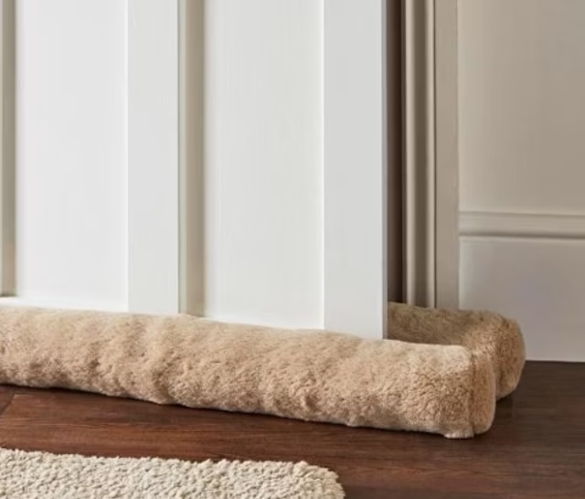 Catherine Lansfield Faux Fur Door Draught Excluder 